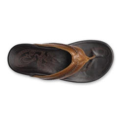 OluKai Mea Ola - Tan / Dark Java -Olukai Shoes 10138 3448 004 M MeaOla TanDkj