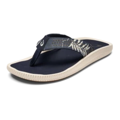 OluKai Ulele - Trench Blue / Aloha -Olukai Shoes 10435 DEHA AMZ M Ulele TrenchBlueAloha