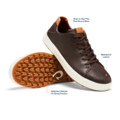 OluKai Wai‘alae - Dark Wood -Olukai Shoes 10507 6363 003