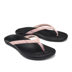 OluKai Ho‘ōpio - Pink Clay / Stripe 11 OluKai Ho‘ōpio - Pink Clay / Stripe -Olukai Shoes 20294 QYZP 003 W Hoopio PinkClayStripe