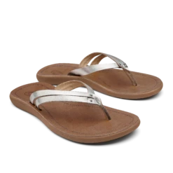 OluKai Kāpehe Luana - Silver / Sahara -Olukai Shoes 20468 2KFM 003 W KapeheLuana SilSah