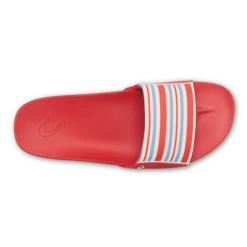 OluKai Kīpuni - Lehua Flower / Stripe -Olukai Shoes 20508 LFZP 004 W Kipuni Lehua Flower Stripe