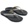 OluKai Women's Ho'opio Leather Flip Flops -Olukai Shoes 40c2e916 0975 43f8 9e1b dde28489bd67