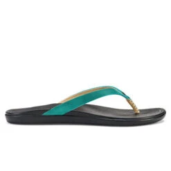 OluKai Women's Ho'opio Leather Flip Flops -Olukai Shoes 992c0b32 3cbb 456e 889d e47f0973bd99